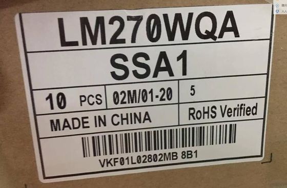 LM270WQA-SSA1 LG 디스플레이 27.0 &quot; 2560(RGB)×1440 350 cd/m2 산업적 LCD 디스플레이