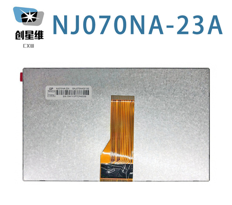 NJ070NA-23A Innolux 7.0&quot; 1024 ((RGB) × 600, 500 cd/m2 산업용 LCD 디스플레이