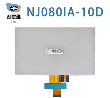 NJ080IA-10D Innolux 8.0&quot; 1024 ((RGB) × 600 500 cd/m2 산업용 LCD 디스플레이