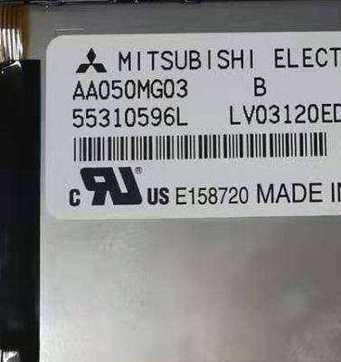 AA050MG03 미트수비시 5.0 회사 800(RGB)×480 작동 온도 : -30 ~ 80 '900 cd/m2 산업적 LCD 디스플레이