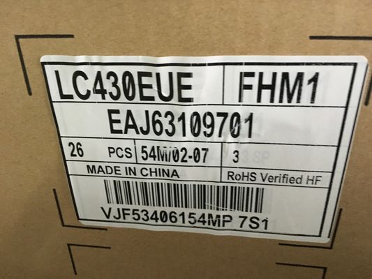 LD430EUE-FHC1 LG 디스플레이 43 &quot; 1920(RGB)×1080 300 cd/m2 산업적 LCD 디스플레이