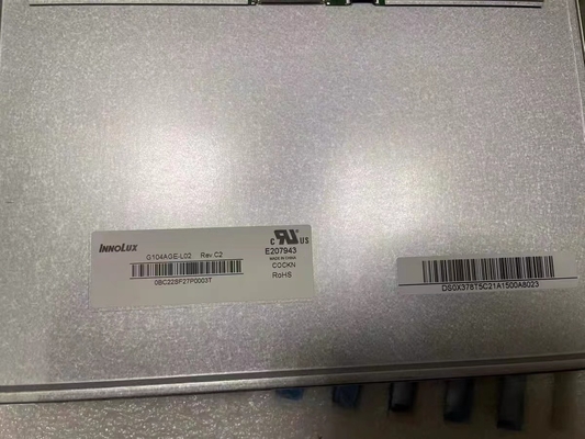 G104AGE-L02 INNOLUX 10.4&quot; 800 ((RGB) × 600 400 cd/m2 산업용 LCD 디스플레이