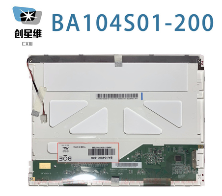 BA104S01-200 BOE 10.4&quot; 800 ((RGB) × 600, 300 cd/m2 산업용 LCD 디스플레이
