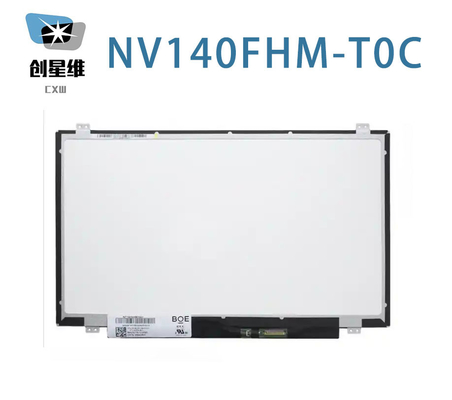 NV140FHM-T0C BOE 14.0&quot; 1920 ((RGB) × 1080, FHD 157PPI 300 cd/m2 산업용 LCD 디스플레이
