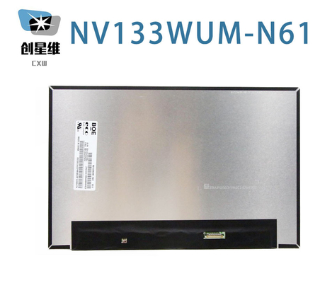NV133WUM-N61 BOE 13.3&quot; 1920 ((RGB) × 1200, 300 cd/m2 산업용 LCD 디스플레이