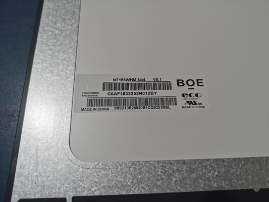 NT156WHM-N44 BOE 15.6&quot; 1366 ((RGB) × 768, 220 cd/m2 산업용 LCD 디스플레이