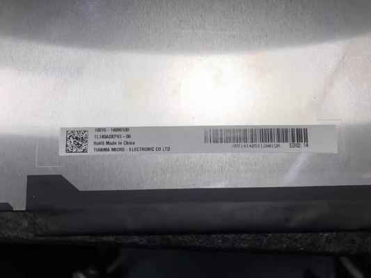 TL140BDXP01-00 AUO 14.0&quot; 1920 ((RGB) × 1080, 300 cd/m2 산업용 LCD 디스플레이