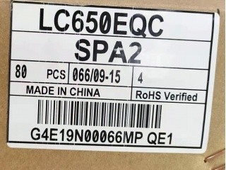 LC650EQC-SPA2 LG 디스플레이 65&quot; 3840 ((RGB) × 2160 89/89/89/89 산업용 LCD 디스플레이