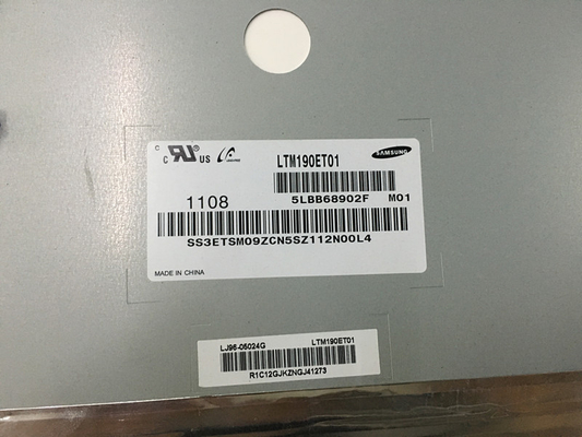 LTM190ET01 삼성 19.0&quot; 1280 ((RGB) ×1024, 250 cd/m2 산업용 LCD 디스플레이