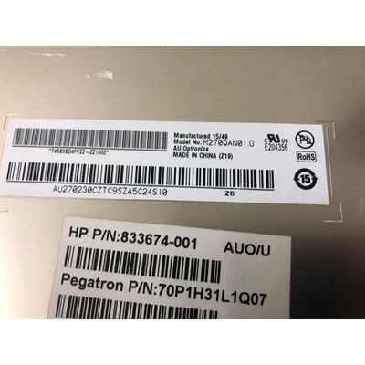 M270QAN02.0 AUO 27.0&quot; 3840 ((RGB) × 2160, 300 (Type.) ((cd/m2) 산업용 LCD 디스플레이