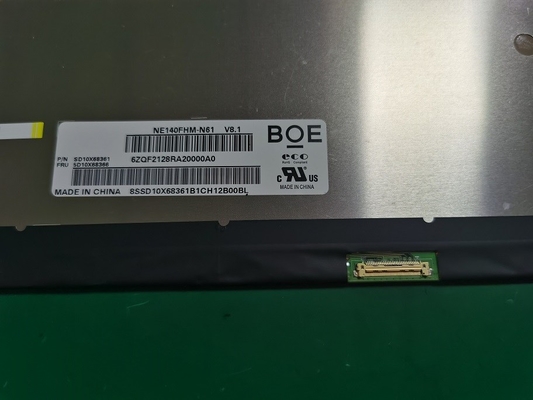 NE140FHM-N61 BOE 14.0&quot; 1920 ((RGB) × 1080, 400 cd/m2 산업용 LCD 디스플레이