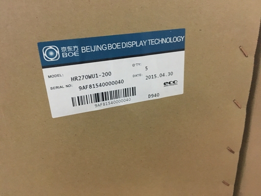 HR270WU1-200 BOE 27.0&quot; 1920 ((RGB) × 1080, 725 cd/m2 산업용 LCD 디스플레이