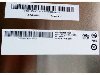 15인치 램프 재편 가능한 TFT LCD G150XTN01.1 산업용 80/80/60/80 (형)