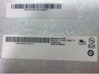G104STN01.0 LED 드라이버 10.4 인치 AUO TFT 디스플레이 80/80/60/70 (형)