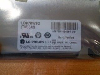TFT 7.0" LB070W02-TMJ2 220 cd/m2 (형) 65/65/45/55 (형)