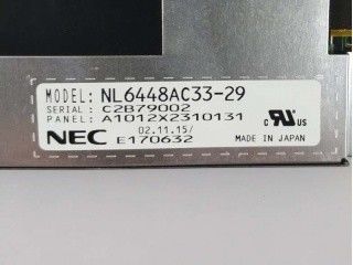 NL6448AC33-29 10.4 INCH 640×480 31 핀 NEC TFT LCD 215.4 × 161.8 × V