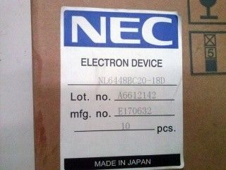 NL6448BC20-18D 122PPI 6.5 INCH 640×480 NEC TFT LCD 디스플레이 132.48 × 99.36 × H