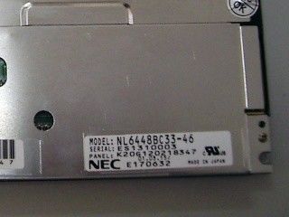 NL6448BC33-46 10.4 INCH 640 RGB×480 VGA 76PPI NEC TFT LCD 530/550g (형 / 최대)
