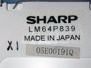 LM64P839 84PPI 640×480 VGA 9.4 인치 선명한 TFT LCD 디스플레이 25/25/20/10 (형)