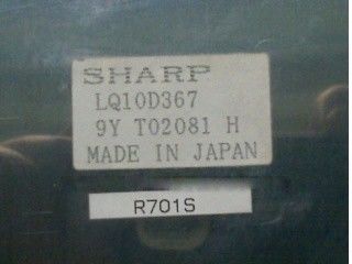 LQ10D367 10.4 인치 640×480 LCM 샤프 TFT LCD 디스플레이 211.2 × 158.4 (H×V)