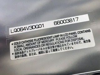 640×480 6.4" 관점 70/70/40/70 LQ064V3DG01 VGA 124PPI TFT LCD 패널