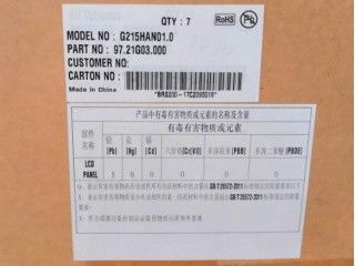 21.5 인치 102PPI 400cd/m2 TFT LCD 패널 G215HAN01.0 89/89/89/89 (형)