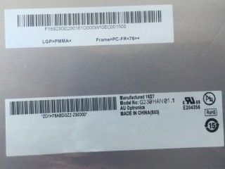 72% NTSC 23 인치 300cd/m2 TFT LCD 디스플레이 G230HAN01.1 89/89/89/89 (형)