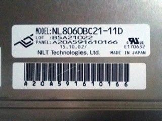 800*600 8.4" 119PPI 400cd/m2 TFT LCD 패널 NL8060BC21-11D LCD 화면