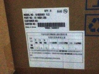 G185XW01 V2 AUO 18.5 인치 램프 재구성 가능,WLED 백라이트,수명 ≥ 50K 시간,LED 드라이버와 함께,Upside I/F,Matte