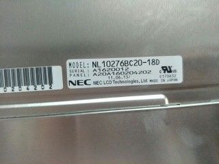 NL10276BC20-18D NEC 10.4&quot; 1024 ((RGB) × 768, 400 cd/m2 80/80/80