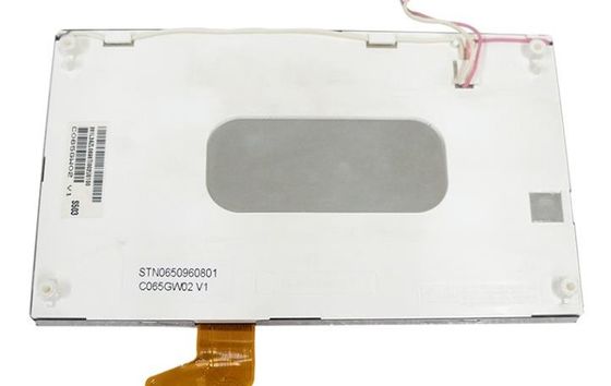 C065GW02 V1 AUO  6.5INCH	400×234RGB 550CD/M2 CCFL 아날로그 작동 온도 : -30 ~ 85 'Ｃ  산업적 LCD 디스플레이