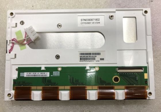 C070VW01 V0 AUO   7INCH 800×480RGB 650CD/M2 CCFL  TTL 작동 온도. 다음 -30 ~ 85 'Ｃ 산업적 LCD 디스플레이