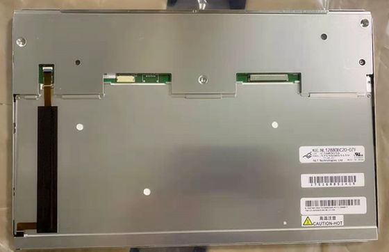 NL12880BC20-07F NLT 12.1INCH 1800CD/M2 LCM 1280×800 1280×800RGB WLED LVDS 작동 온도 : -20 ~ 70 'Ｃ INDUSTRIAL