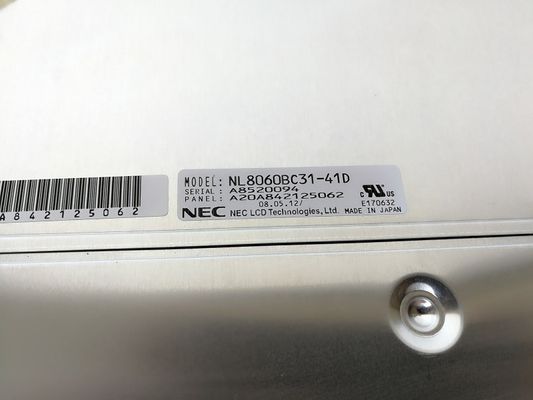 NL8060BC31-41D NLT 12.1INCH 400CD/M2 LCM 800×600 800×600RGB CCFL LVDS 작동 온도 : -20 ~ 70 'Ｃ 산업적 LCD