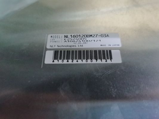 NL160120BM27-03A NLT 21.3INCH 1000CD/M2 LCM 1600×1200 1600×1200RGB CCFL LVDS 작동 온도 : 0 ~ 55 'Ｃ INDUSTRIAL