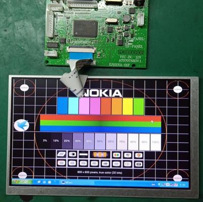 AT070TN83 V.1 이루스 7.0 &quot; 800(RGB)×480 300 cd/m2 산업적 LCD 디스플레이