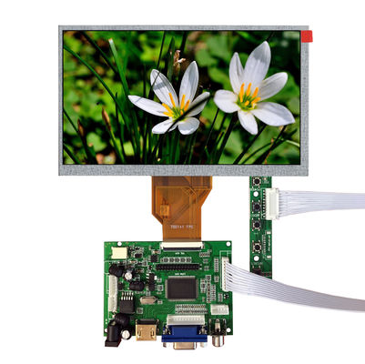 AT070TN92 이루스 7.0 &quot; 800(RGB)×480 250 cd/m2 산업적 LCD 디스플레이