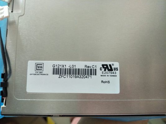 G121X1-L01 CMO 12.1 &quot; 1024(RGB)×768 450 cd/m2 산업적 LCD 디스플레이