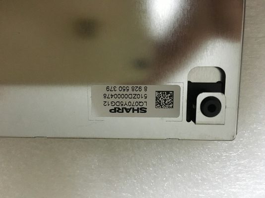 LQ070Y5DG12  날카로운  7 &quot;  LCM  800×480RGB 산업적 LCD 디스플레이  