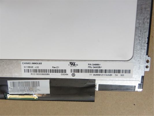N116B6-L02 CMO 11.6 &quot; 1366(RGB)×768 200 cd/m2 산업적 LCD 디스플레이