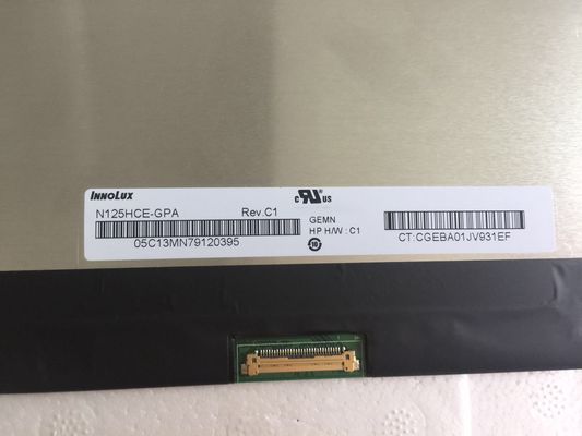 N125HCE-GPA 이루스 12.5 &quot; 1920(RGB)×1080 400 cd/m2 산업적 LCD 디스플레이