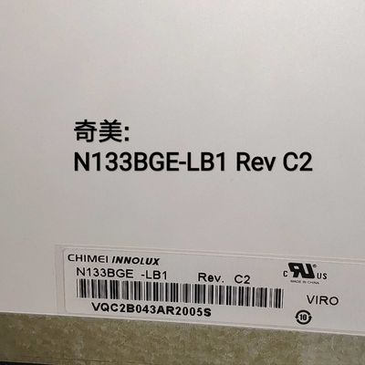 N133BGE-LB1 CHIMEI 이루스 13.3 &quot; 1366(RGB)×768 200 cd/m2 산업적 LCD 디스플레이