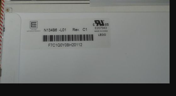 N134B6-L01 CMO 13.4 &quot; 1366(RGB)×768 220 cd/m2 산업적 LCD 디스플레이