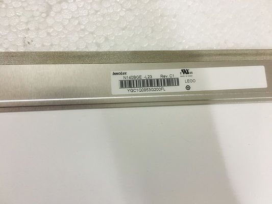 N140BGE-L23 INNOLUX 14.0 &quot; 1366(RGB)×768 200 cd/m2 산업적 LCD 디스플레이