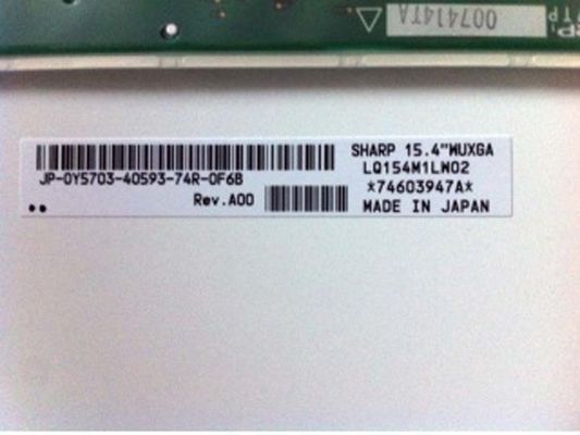 날카롭게 LQ154M1LW02	15.4 &quot;  LCM  1920×1200RGB	200 cd/m2   산업적 LCD 디스플레이