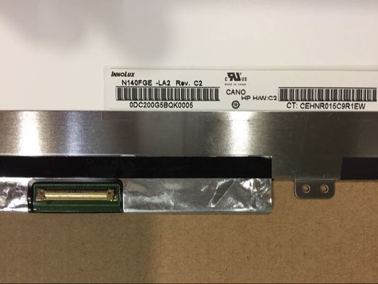 N140FGE-LA2 CHIMEI INNOLUX 14.0 &quot; 1600(RGB)×900 300 cd/m2 산업적 LCD 디스플레이