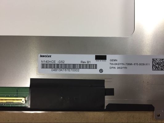 N140HCE-G52 INNOLUX 14.0 &quot; 1920(RGB)×1080 300 cd/m2 산업적 LCD 디스플레이