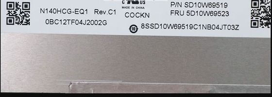 N140HCG-EQ1 INNOLUX 14.0 &quot; 1920(RGB)×1080 300 cd/m2 산업적 LCD 디스플레이