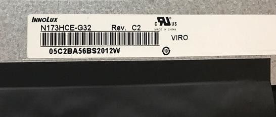 N173HCE-G32 이루스 17.3 &quot; 1920(RGB)×1080 300 cd/m2 산업적 LCD 디스플레이