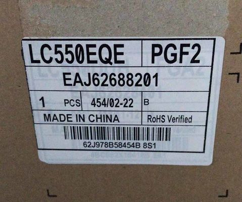 LC550EQE-PGF2 LG 디스플레이 55 &quot; 3840(RGB)×2160 350 cd/m2 산업적 LCD 디스플레이